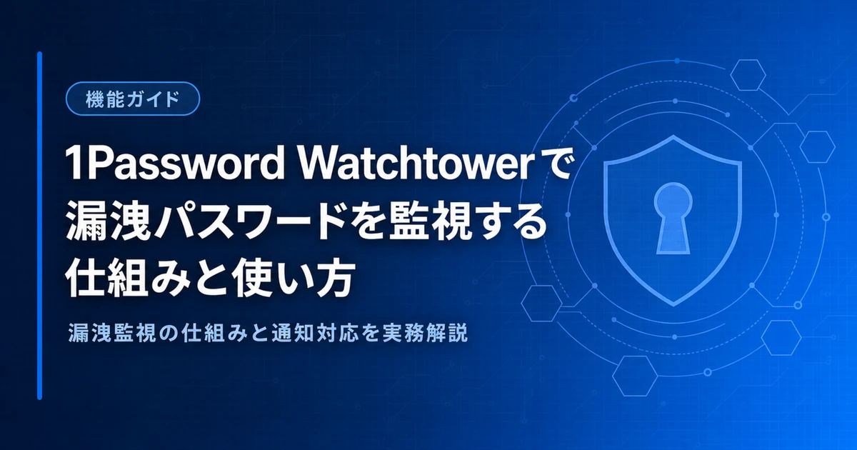 1Password Watchtower: Monitor Compromised Passwords