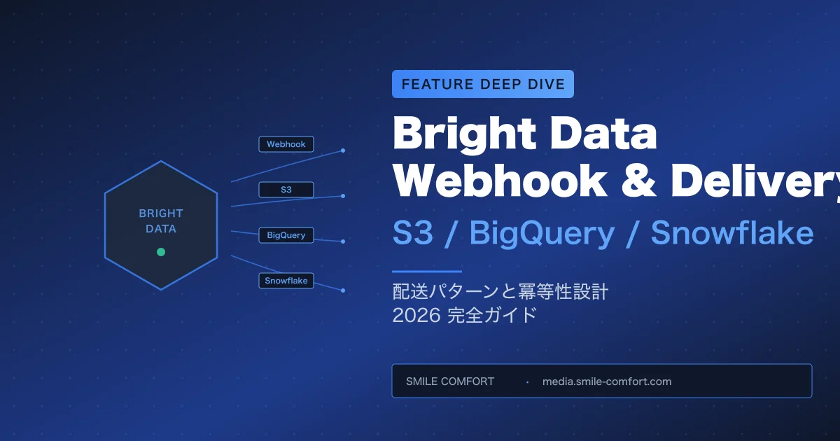 Bright Data Webhook & Delivery 2026: S3, BigQuery, Snowflake